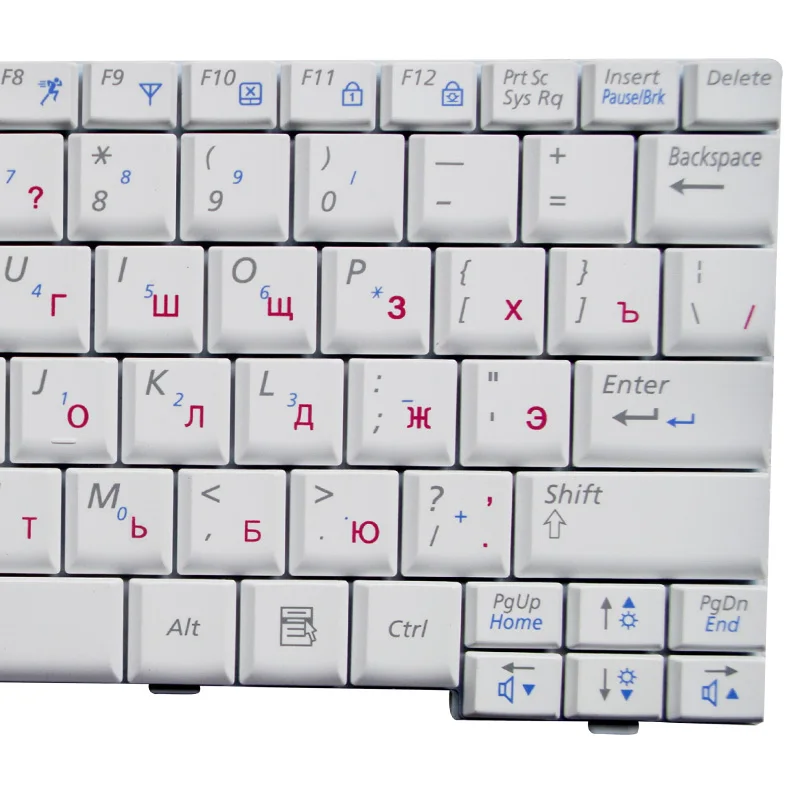 GZEELE русская новая клавиатура для ноутбука samsung NP-NC10 ND10 NC10 N110 N130 NP-N130 N128 NP-N128 белая версия-CNBA5902419