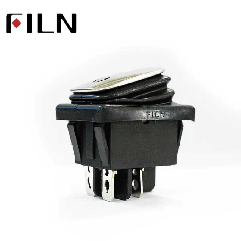 New hote IP67 Waterproof 6V 12V 24V 110V 380V 220V Red Green Blue lamp ON OFF DPST Rocker switch 5 (2)