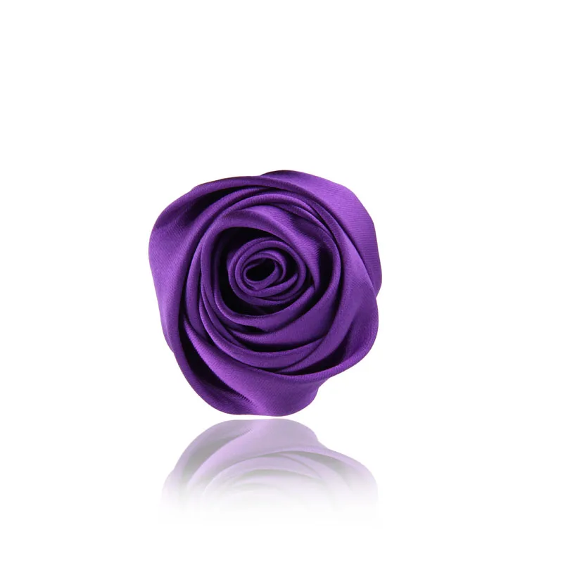 

Chian Yu pins Classic High quality Fabric Rose brooches for Women Elegant flower clip hair accessories