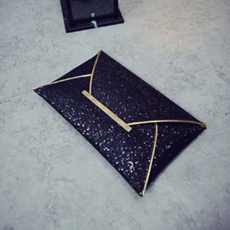 Women Clutch Bag Glitter Sequin Evening Party Bags Female Tote Messenger Bags Ladies Envelope Handbag For Shopping Phone SS0422 (2)