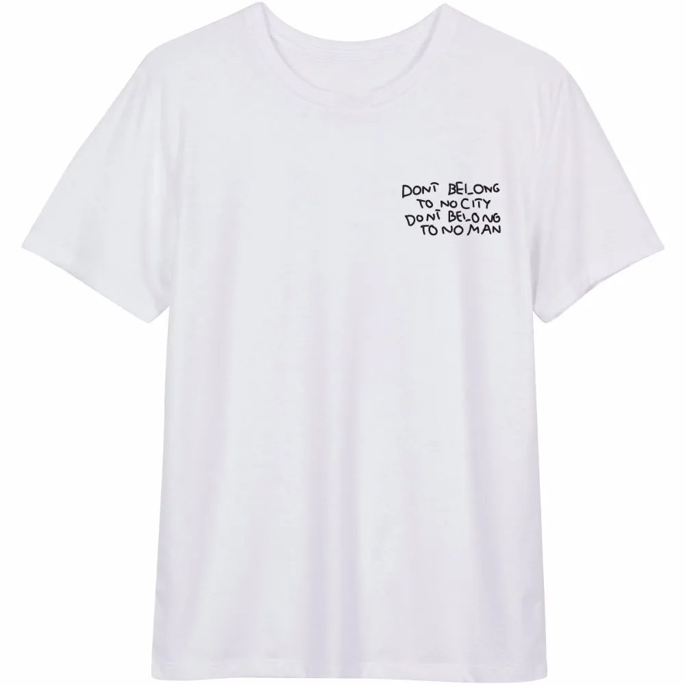 

Dont Belong to no City Corner T shirt Women Men Summer Style Casual Pullover clothes Tops Female Male tshirts tees