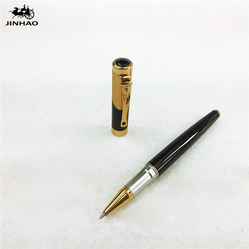 

1pc/lot Jinhao 9009 Roller Ball Pen Luxury jinhao Red Pen Gold Clip Material Escolar Canetas School Supplies Stylo 14.3*1.3cm