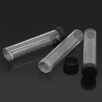 

30Pcs Storage Boxes Beads Display Container Carrying Case Plastic Transparent 10.6x2.4cm