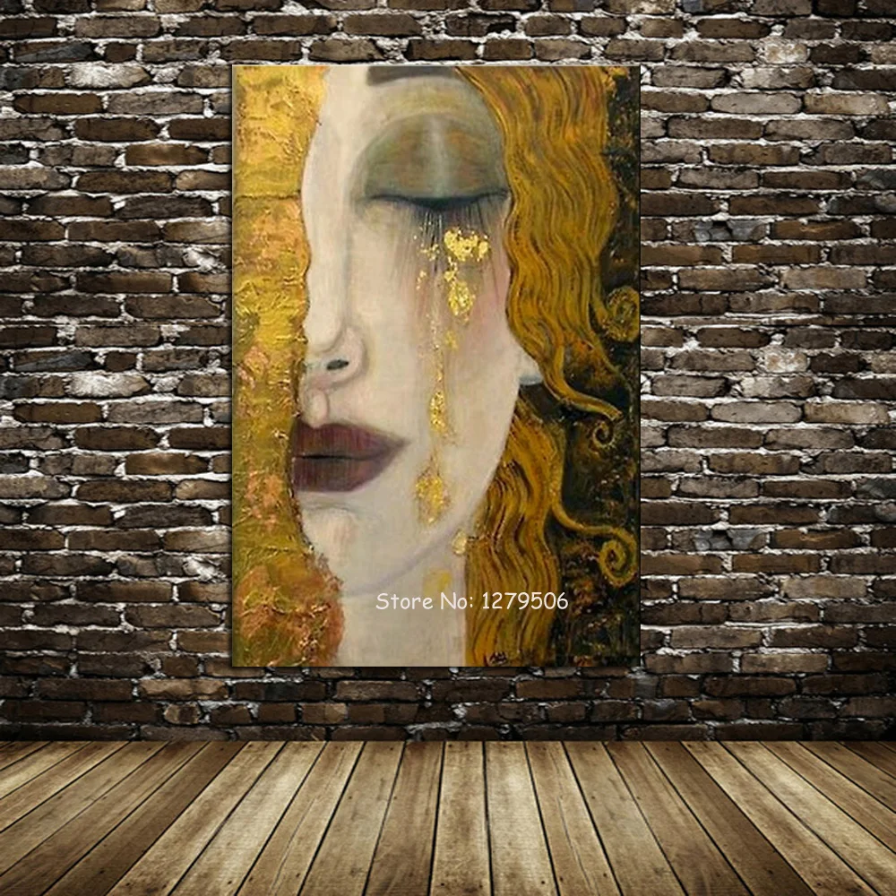 HighqualityCanvasPaintingOilpaintingCanvasReproductionsGolden