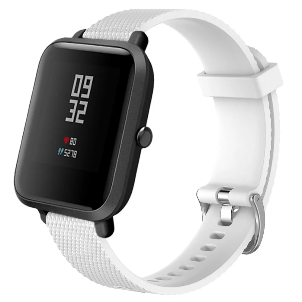 Сменный спортивный ремешок из мягкого силикагеля для Xiaomi Amazfit Bip Youth Jun6