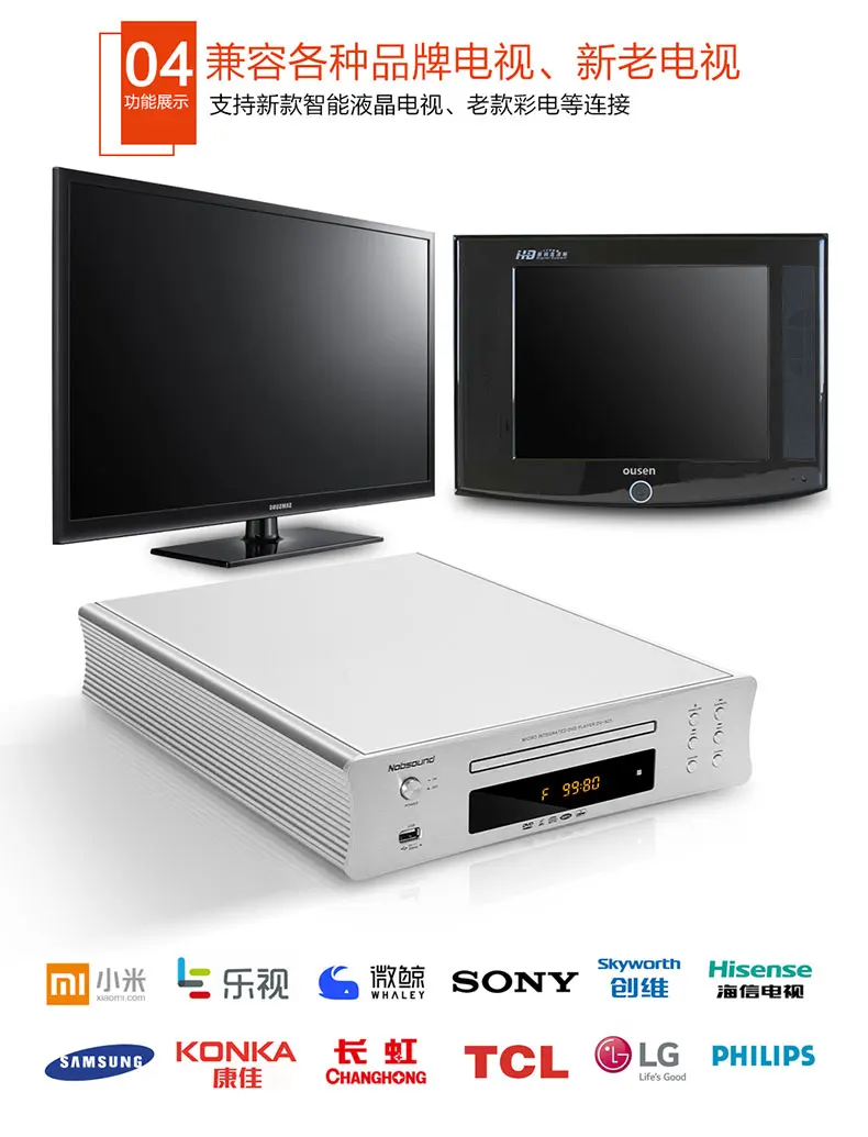 Nobsound DV-925 dvd-плеер evd плеер Домашний HD vcd usb плеер HD HDMI совместимый с EVD/dvd/CD/HDVD/SVCD/MP3/JPEG