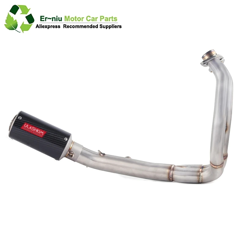 

Full system Slip On For kawasaki ER6N ER6F Ninja650R 2012-2016 Motorcycle Exhaust Muffler Escape Modifed Mid Link Middle pipe
