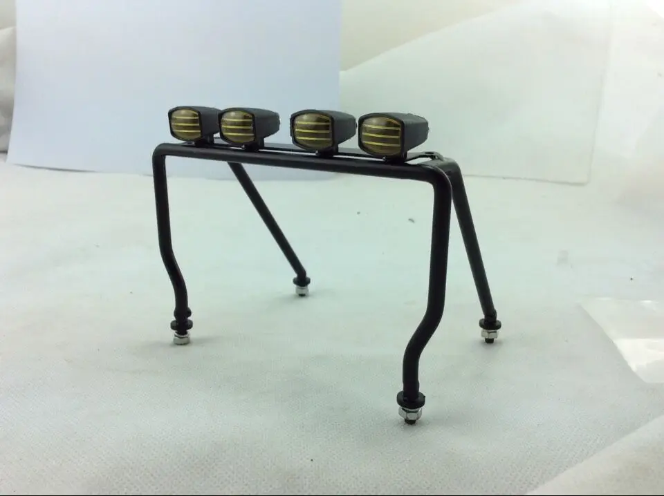 Металлическая рулонная клетка w/led Light Tamiya 1/10 масштаб Monster HSP HPI пикап Toyota Hilux Highlift