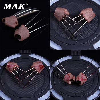 

1:6 Scale Blood Stains /Normal Wolverine Claw Fist Grip Action Figure Accessories Hands Type Model for 12 '' Male HT Figure