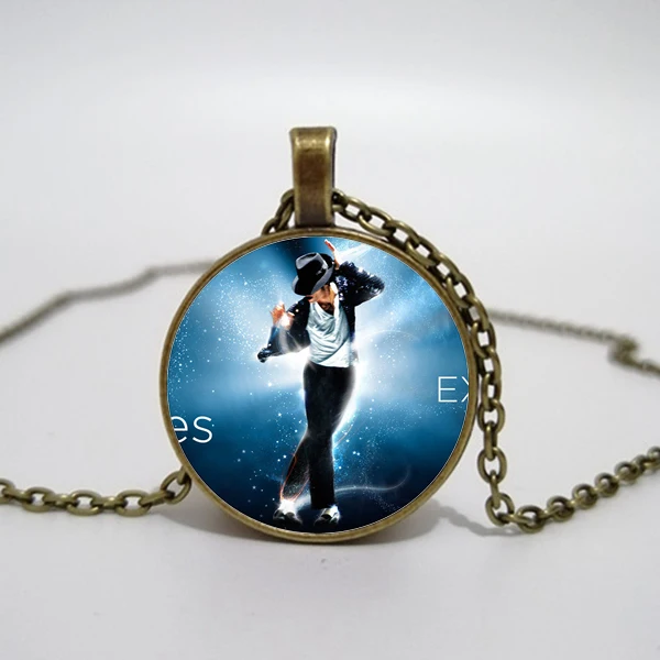 New Punk Glass Pendant Necklace Michael 
