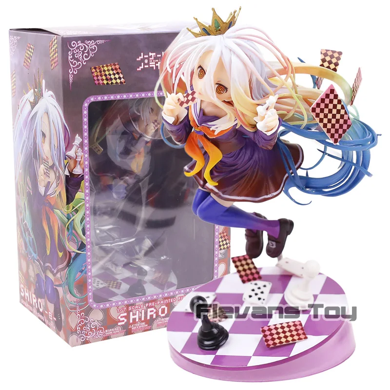 

Shiro NO GAME NO LIFE GAME LIFE White 3 Generation Poker 1/8 Scale PVC Figure Collectible Figurines Toy