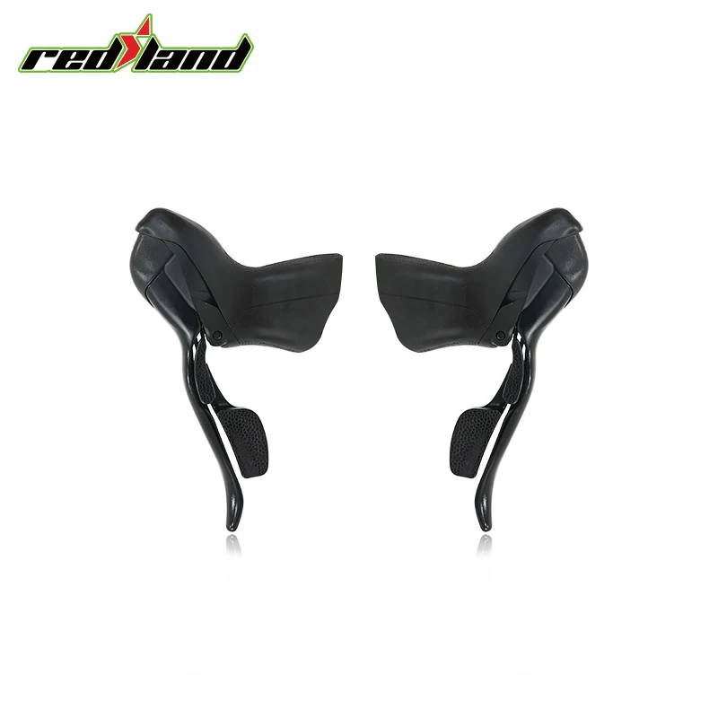

Dubbele Triple 2x7 2x8 2x9 2x10 Speed Shifter Fiets Dual Control Hevels Racefiets Versnellingspook Derailleur