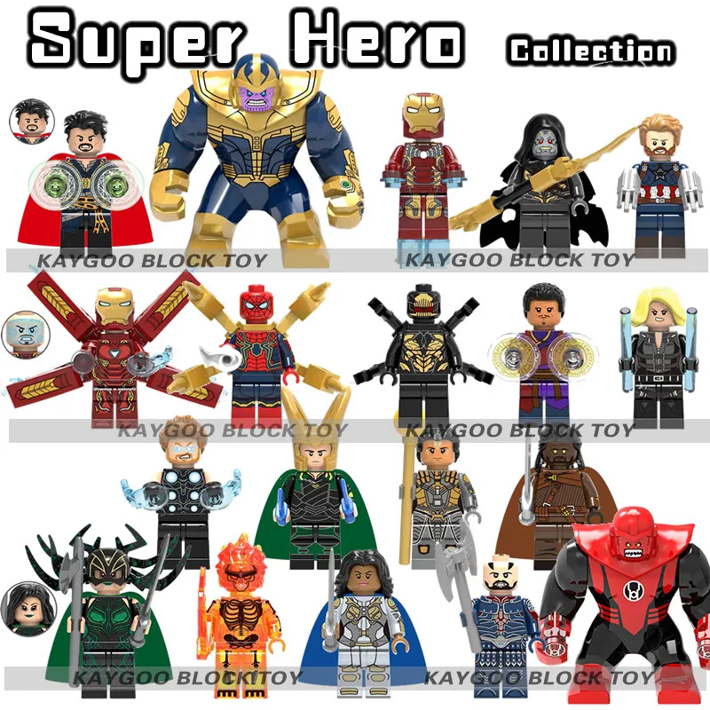 

Super Heroes Sale Thanos Infinity War Wonder Woman Ironman Guardians Galaxy Batman flash Avengers Building Blocks Toys Figures