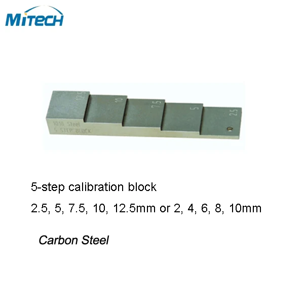 Ultrasonic Thickness Gauge 5 Step Calibration Blocks 5 Stepin Width