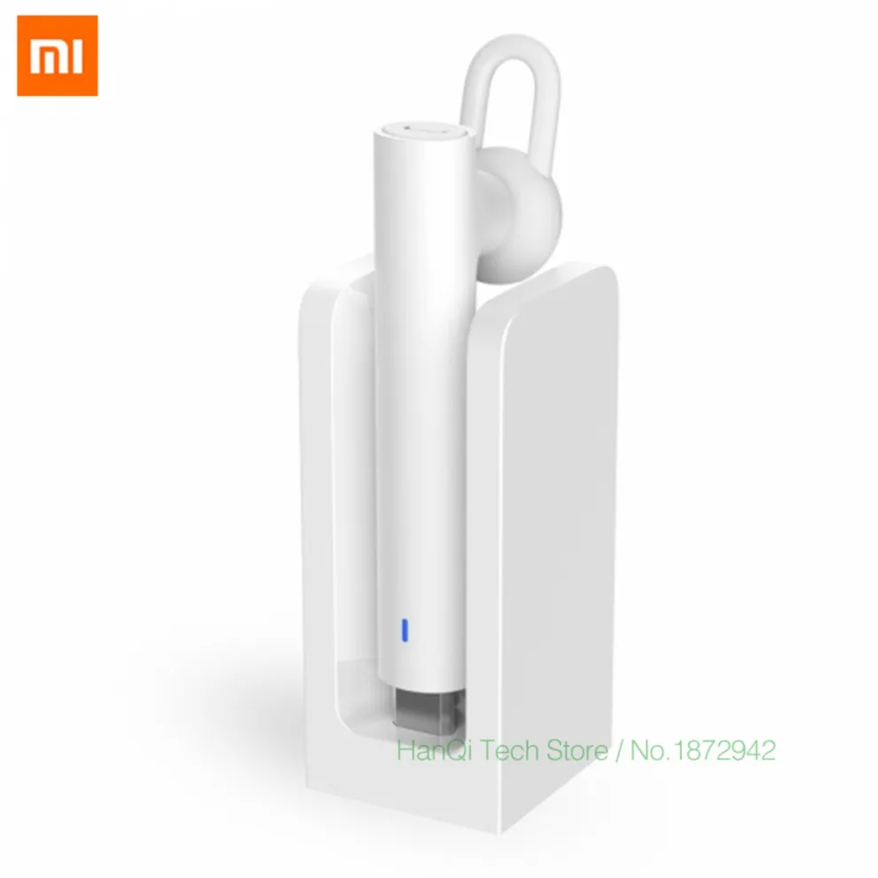 Оригинальная Xiaomi mi bluetooth-гарнитура, наушники Youth Edition, беспроводные Xiao mi Bluetooth 4,1, наушники со встроенным mi c - Цвет: Headset and Base Whi