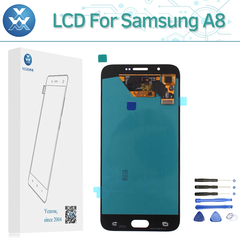 Super AMOLED Display for Samsung Galaxy A8 2015 A800 A800F LCD Touch Digitizer Assembly A8000 Screen Replacement+Tools | Мобильные
