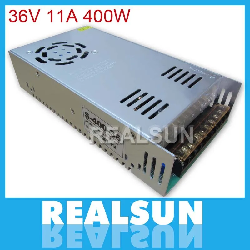 36V 11A 400W переключатель питания драйвера для светодиодных лент светового дисплея