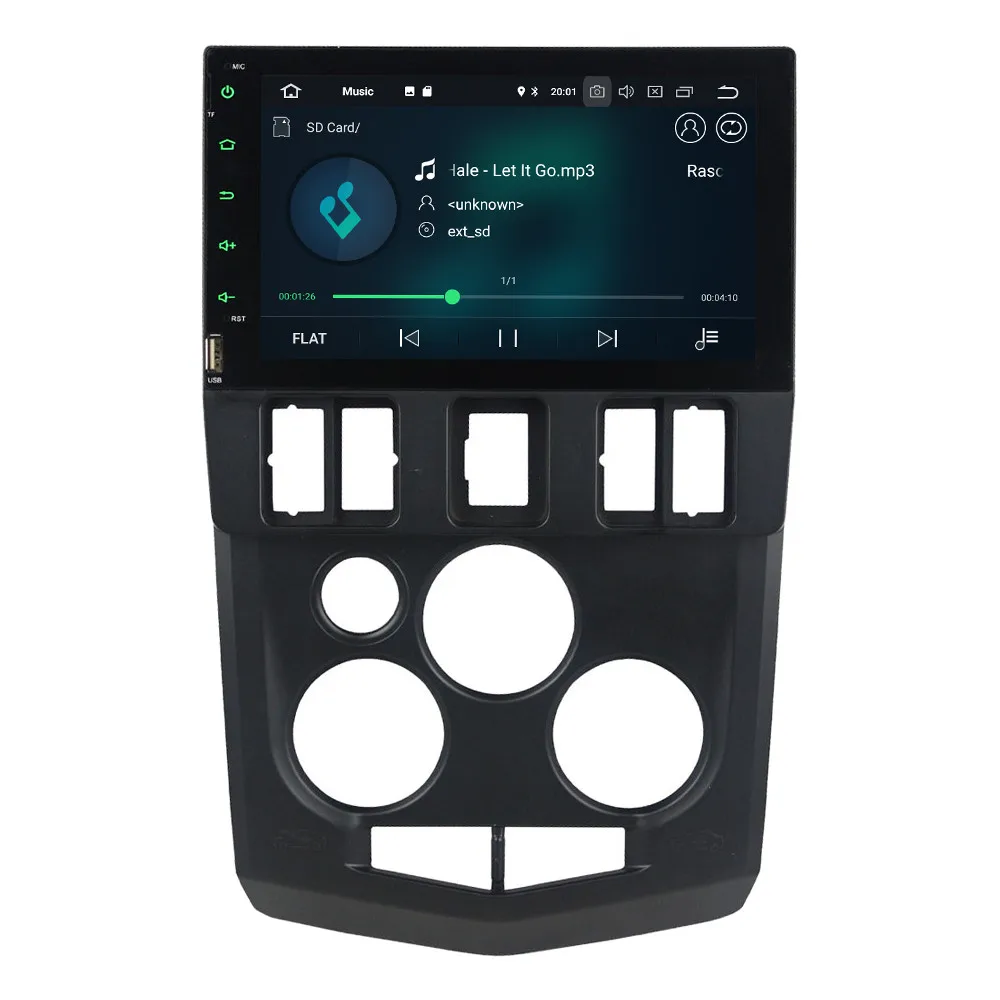 Perfect KLYDE 8" 4G WIFI Android 8.0 Octa Core 4GB RAM 32GB ROM RDS BT Car DVD Multimedia Player Stereo Radio For Renault Logan L90 2015 3