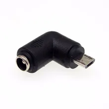 5 шт. DC5.5* 2.1 мм женские к USB Micro 5 P мужской/адаптер/локоть DC адаптер питания