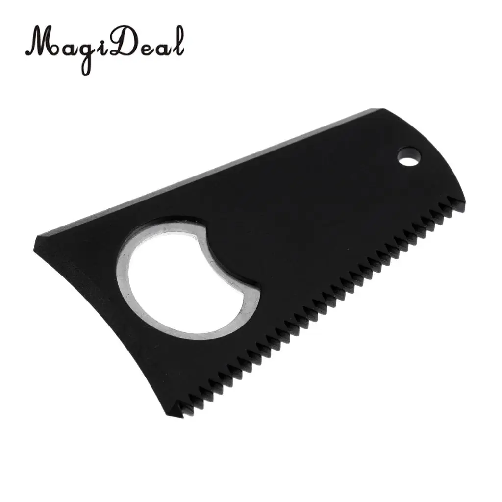MagiDeal Plastic Surfboard Wax Comb Surf Board Wax Cleaning Remover/Comb Tool Black Water Sports Surfing Diving Accessories