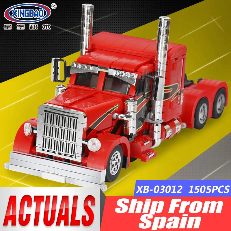 

XingBao 03012 1505Pcs Genuine Technic MOC Series The Red Monster Set Children Educational Building Blocks Bricks Toys Model Gift