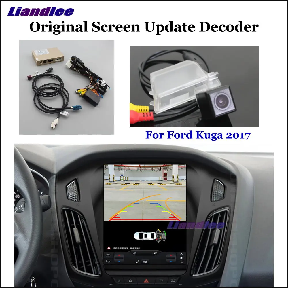 

Liandlee For Ford Kuga 2017 Original Screen Update System Car Rear Reverse Parking Camera Digital Decoder Reversing system