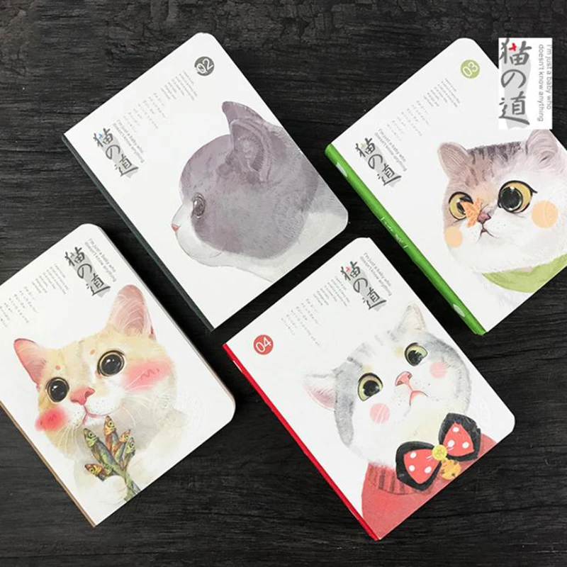 

2019 Cat Cute Bullet Journal Notebook Grid Dot Blank Daily Weekly Planner Book Time Management Planner School Supplies A6