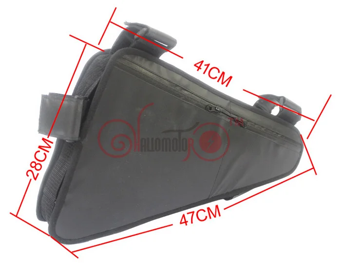 

Ebike Triangle Bag Outdoor Bags Lithium Battery Storage Bicycle Pack Down Tube Frame Oxford Fabric Cycling Mountain Bike Pouch