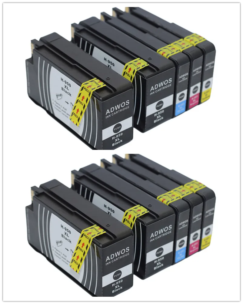 10PCS Compatible ink cartridges 950XL 951XL for HP Office jet Pro 8600