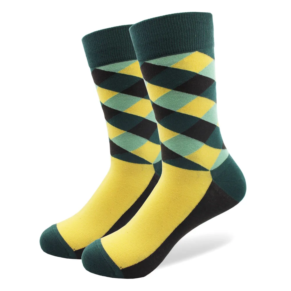Носки мужские длинные из чесаного хлопка 5 пар|happy socks|men socks setmen |