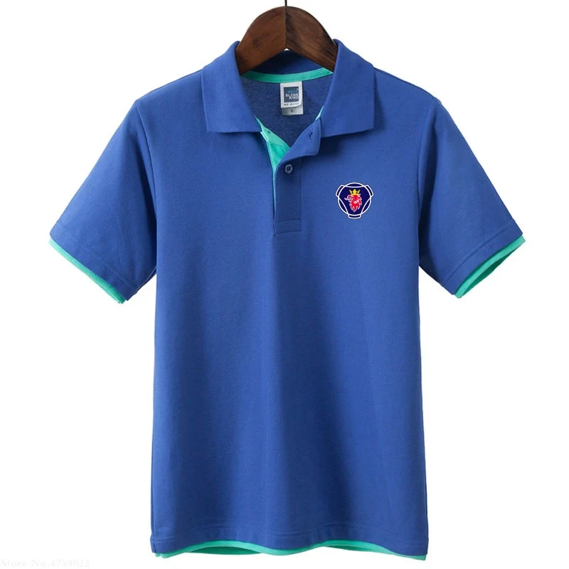 

summer New Men's Cotton Colors Scania polo shirt Top Fashion Brand men's More Colors 3XL