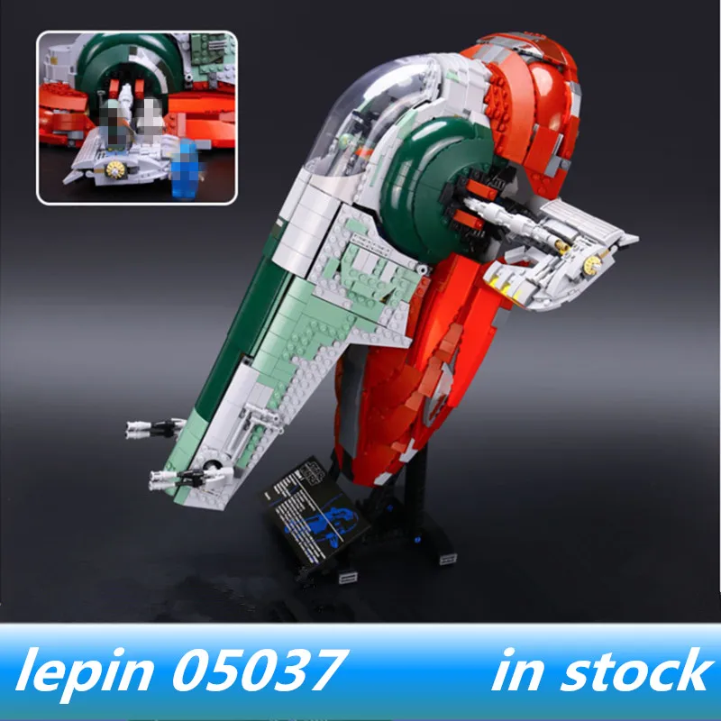 

lepin 05037 slave 1 lepin ucs Star Wars Slave UCS I legoing starwars Slave NO.1 75060 Model Building Block Bricks Toys
