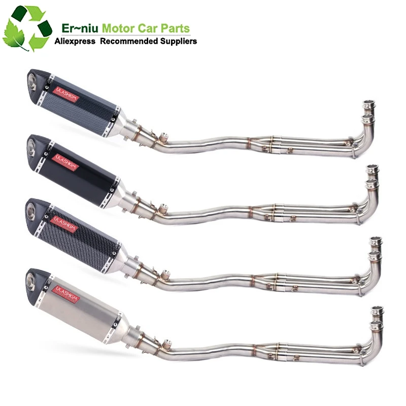 

Motorcycle Full Exhaust Muffler System Escape Middle Link Pipe Slip-On For yamaha TMAX 500 530 YP500 TMAX500 TMAX530 2008-2017