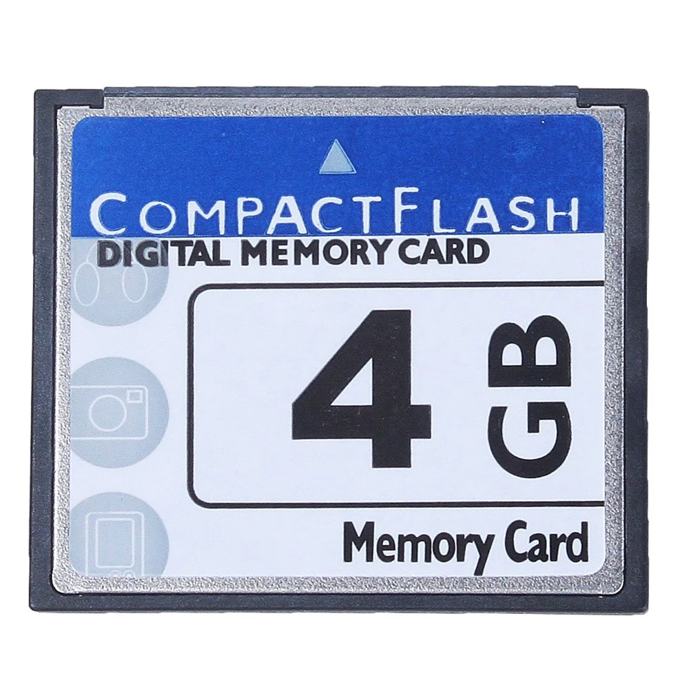 COTS Professional 4GB Compact Flash Memory Card(White&Blue)in Memory