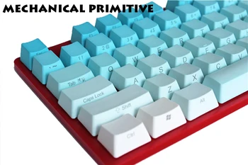 

MP 104/87 Cherry MX switch Gradient color Thick PBT Keycap Radium vulture Side-printed Keycap for Mechanical Keyboard