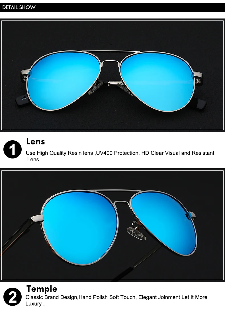 XIU модные поляризационные брендовые дизайнерские женские винтажные очки оправа Пилот Солнцезащитные очки Мужские Женские очки