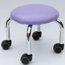 Стул вращающийся круглый диван стул Низкий детский малыш стул шкив кожаный стул с детским артефактом