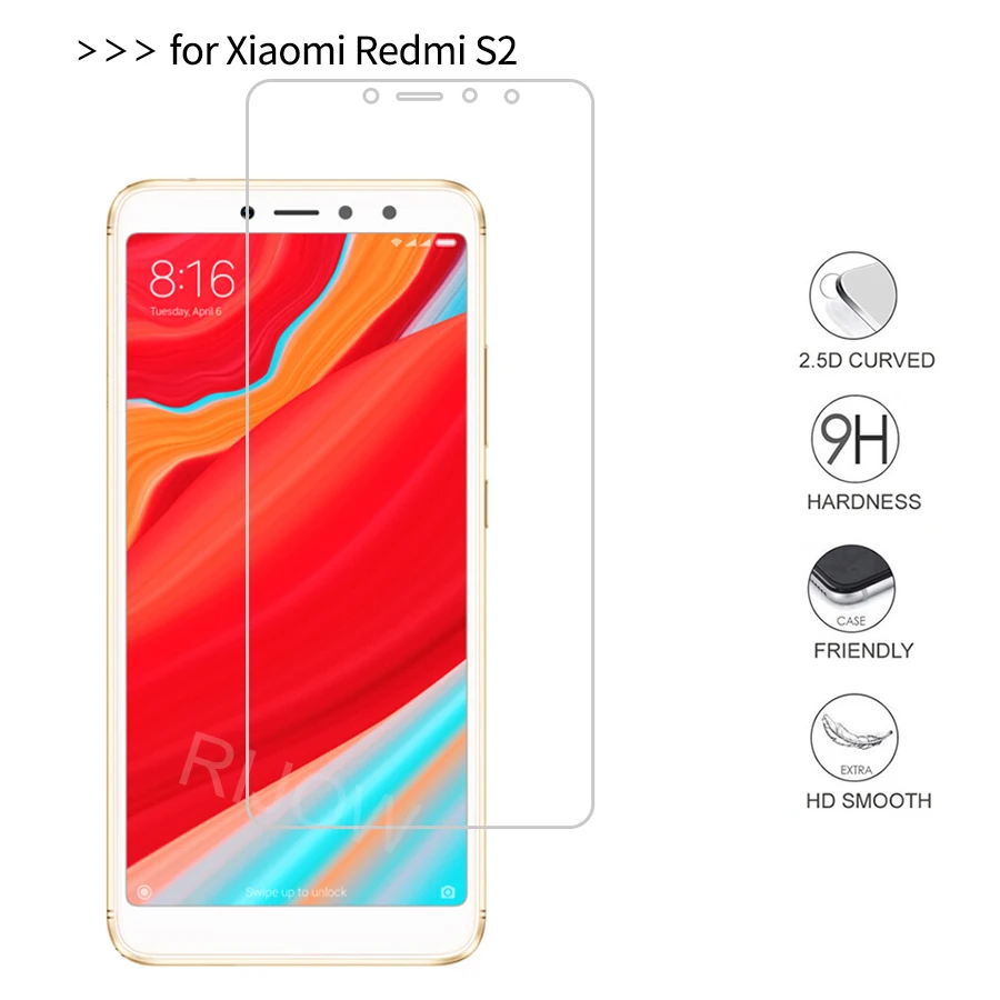 2 шт. Стекло для Xiaomi Redmi S2 закаленное Стекло Redmi 6 6A Pro Экран протектор Xiomi Redmi S2 Y2 защитная пленка, стекло 7 7A 8 8A