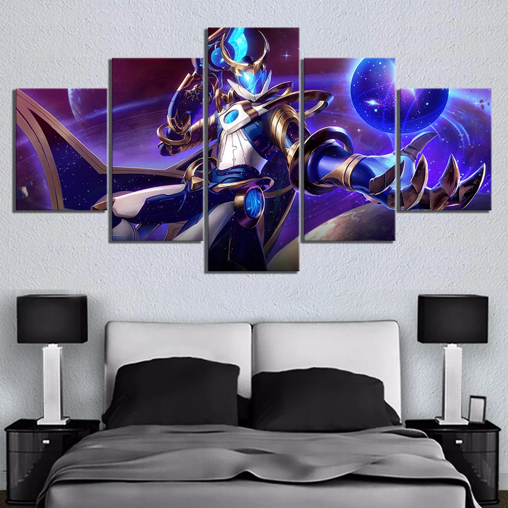 5-Panel-Canvas-Painting-Pictures-Paladins-Wall-Art-Canvas-Printed-Decorative-Game-Poster-Wall-Decor-Artwork