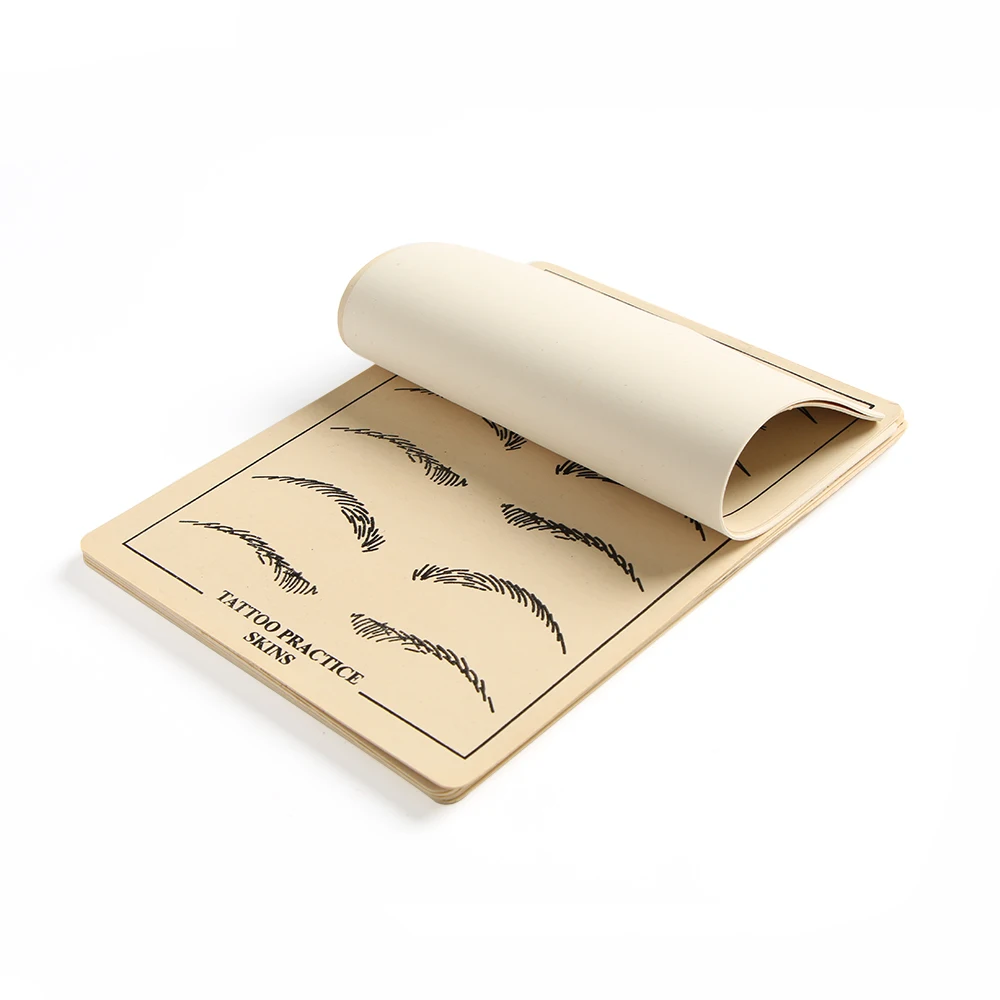

1pc New Microblading Tattoo Practice Skin Permanent Eyebrow & Lip Training Practice Skin comfortable Both sides Training Tool