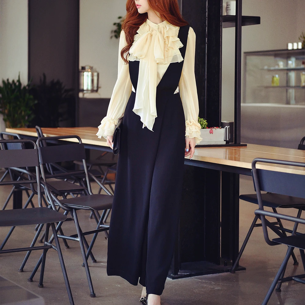 Original 2017 Brand Overalls Plus Size Casual Elegant High Waist Solid