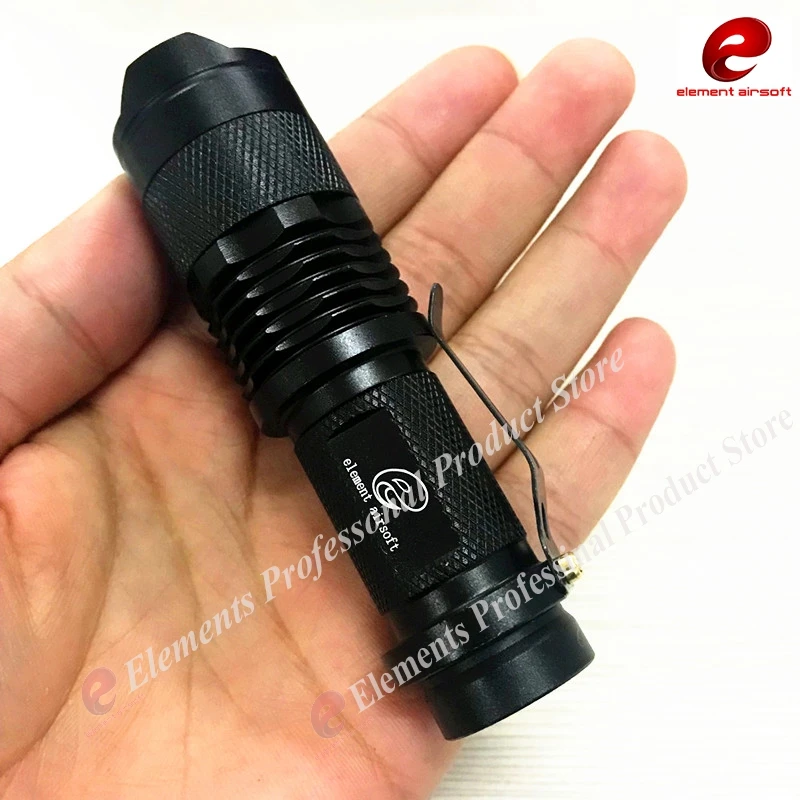 Led à Prova Elemento Airsoft Lanterna Mini Telescópica Zoom Rifle Luzes Dlanágua Caça Lâmpada Arma Lanter Strobe Rápido Ex421 Led 3 Esporte e Lazer