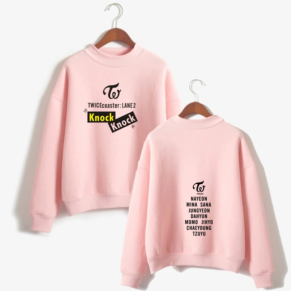 Kpop Twice Printed Turtleneck Hoodie Men Women Twice Album Momo Sana Mina Hoodies Sweatshirt Plus Size Streetwear Tracksuit Tops Buy Cheap In An Online Store With Delivery Price Comparison Specifications Photos And