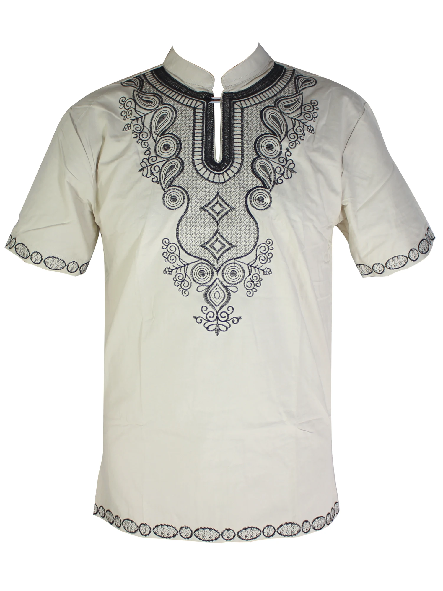 

Ethnic Embroidery Africa Clothes Men`s Dashiki Tops African Bazin Dress for Africa Wearing