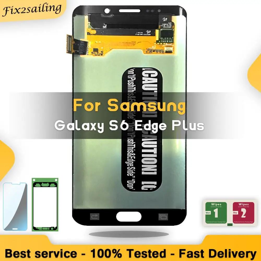 

Display For SAMSUNG Galaxy S6 Edge Plus G928 G928F G928A G928I LCD Touch Screen Digitizer Display Screen 5.7 inch