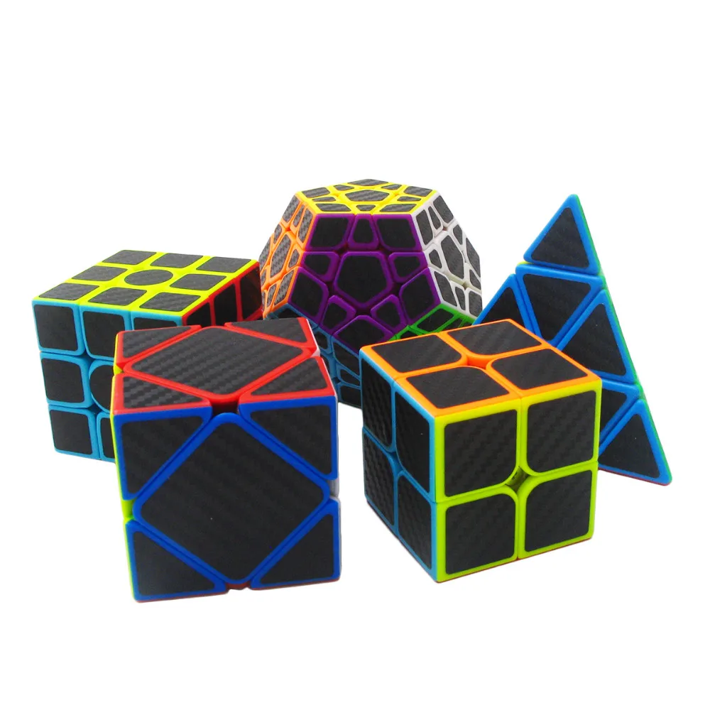 Новый Dodecahedron & Axis Cube 2x2x2 3x3x3 набор 5 ⑤ кор. углеродное волокно скоростная