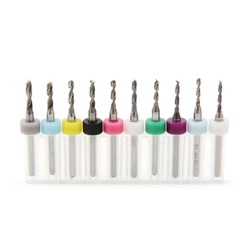

10Pcs/Set 1.5mm-2.4mm PCB Print Circuit Board Carbide Mini Micro Drill Bits CNC Blue