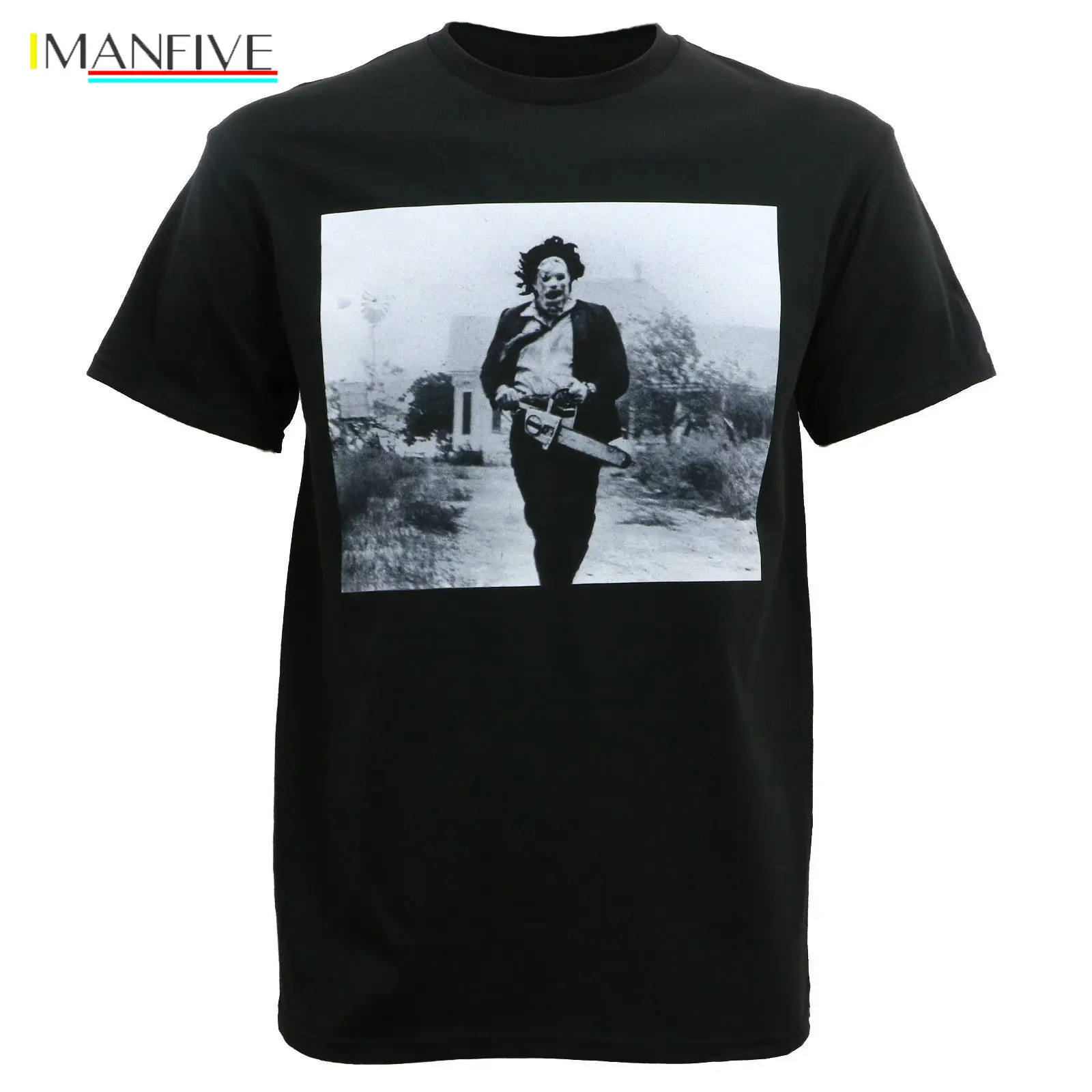 

Authentic TEXAS CHAINSAW MASSACRE Leatherface Running Grab T-Shirt S-3XL NEW Print T Shirt Summer Style Top Tee