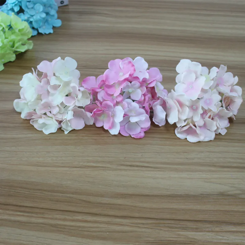 Artificial Hydrangea Silk Flower MULIT COLOR DIY Decorative Flower for Wedding Party Birthday Decoration Table accessories (2)