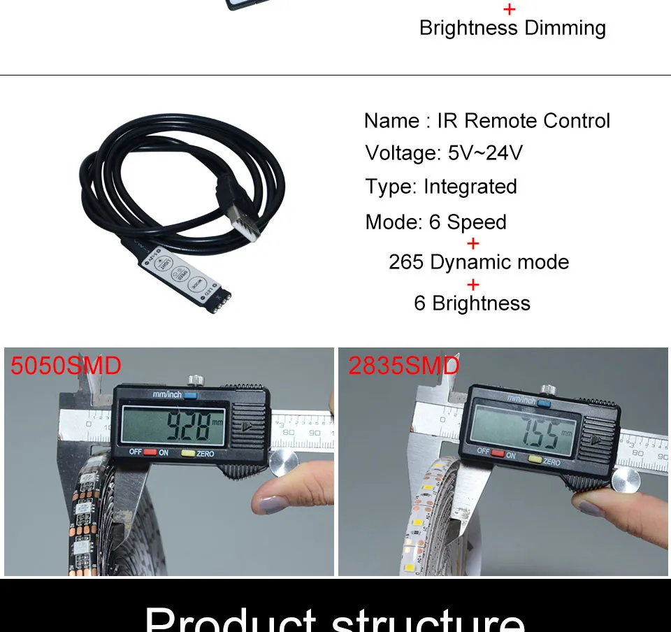 USB led strip light 5050SMD5